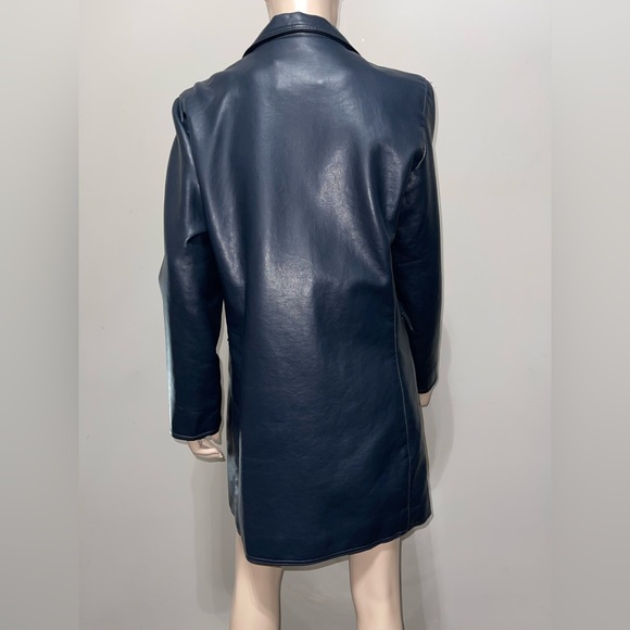 Gruppo GV Italian Vegan Navy Blue Coat M - Picture 4 of 14